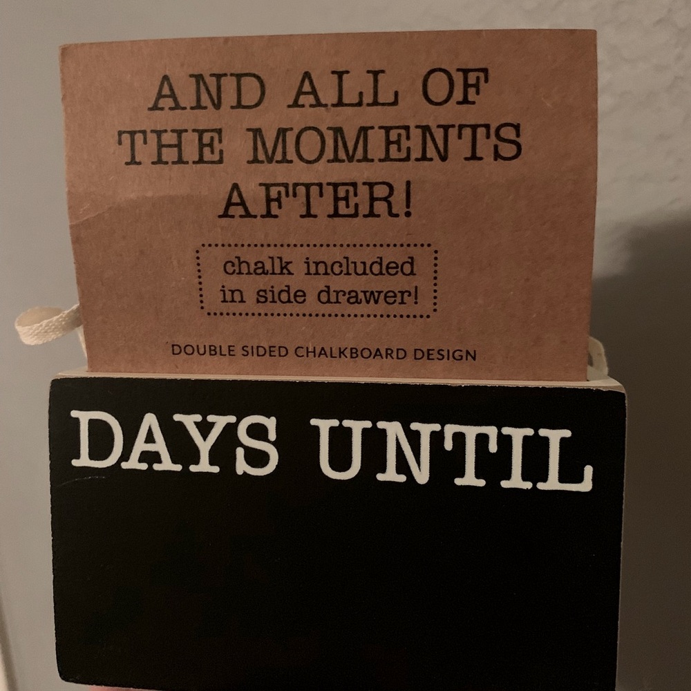 Wedding Countdown Calendar Blocks - Picture 2 of 3